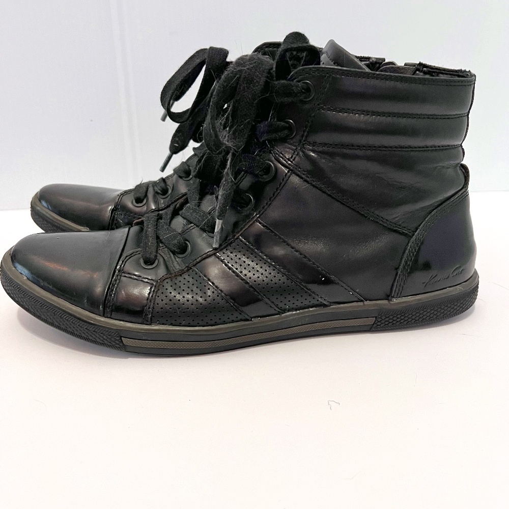 Unlisted by Kenneth Cole Men's Crown Worthy High Top Size 8.5 M Black